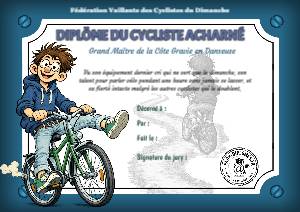 Le cycliste acharné