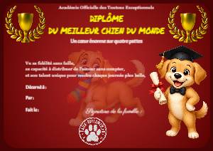 Meilleur chien du monde