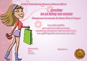 La reine des soldes