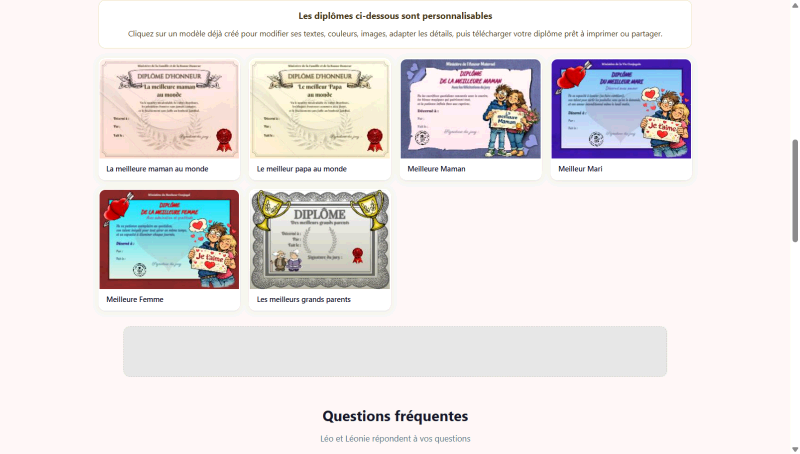 Page catégorie avec miniatures