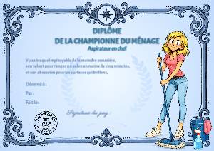 Championne du ménage