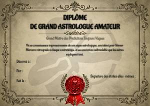 Grand astrologue amateur