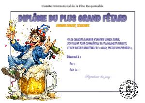 Le plus grand fêtard