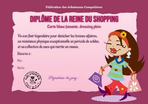 Reine du shopping